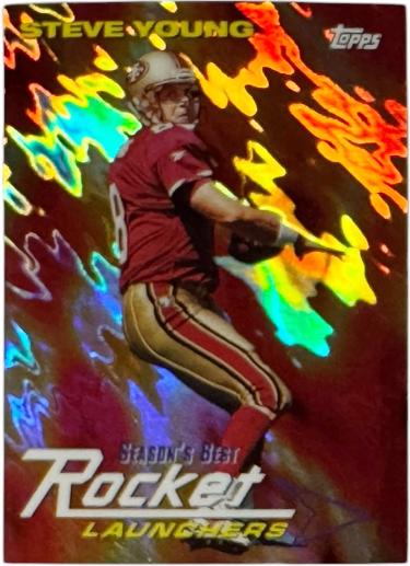 Steve Young 1999 Topps Season's Best Rocket Launchers Card #SB8 San Francisco 49ers-Powers Sports Memorabilia