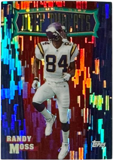 Randy Moss 1999 Topps Season's Best Deep Threats Card #SB13 Minnesota Vikings-Powers Sports Memorabilia