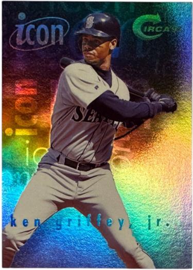 Ken Griffey Jr. 1997 Skybox Circo Icon Insert Card #2 Seattle Mariners-Powers Sports Memorabilia