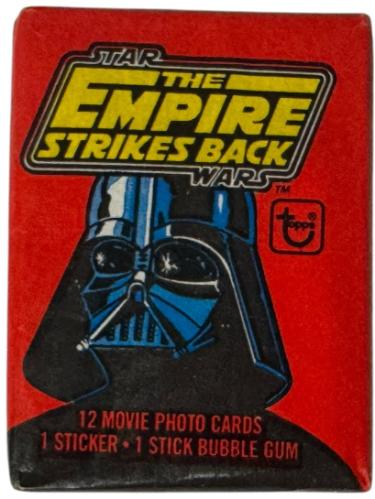 1980 Topps Star Wars: The Empire Strikes Back Series 1 Sealed Wax Pack - 12 Cards - Variant 2-Powers Sports Memorabilia