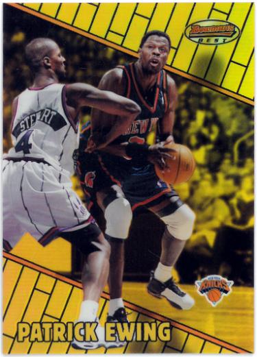 Patrick Ewing 1999-00 Bowman's Best Refractor Card #81- /400 (New York Knicks)-Powers Sports Memorabilia