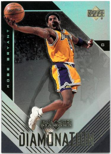 Kobe Bryant 1999-00 Upper Deck Black Diamond Diamonation Insert Card #D3 (Los Angeles Lakers)-Powers Sports Memorabilia