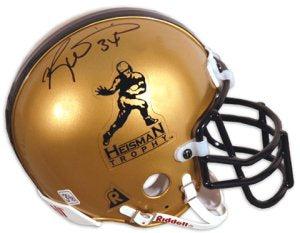 Ricky Williams Autographed Heisman Authentic Mini Helmet- Mounted Hologram-Powers Sports Memorabilia