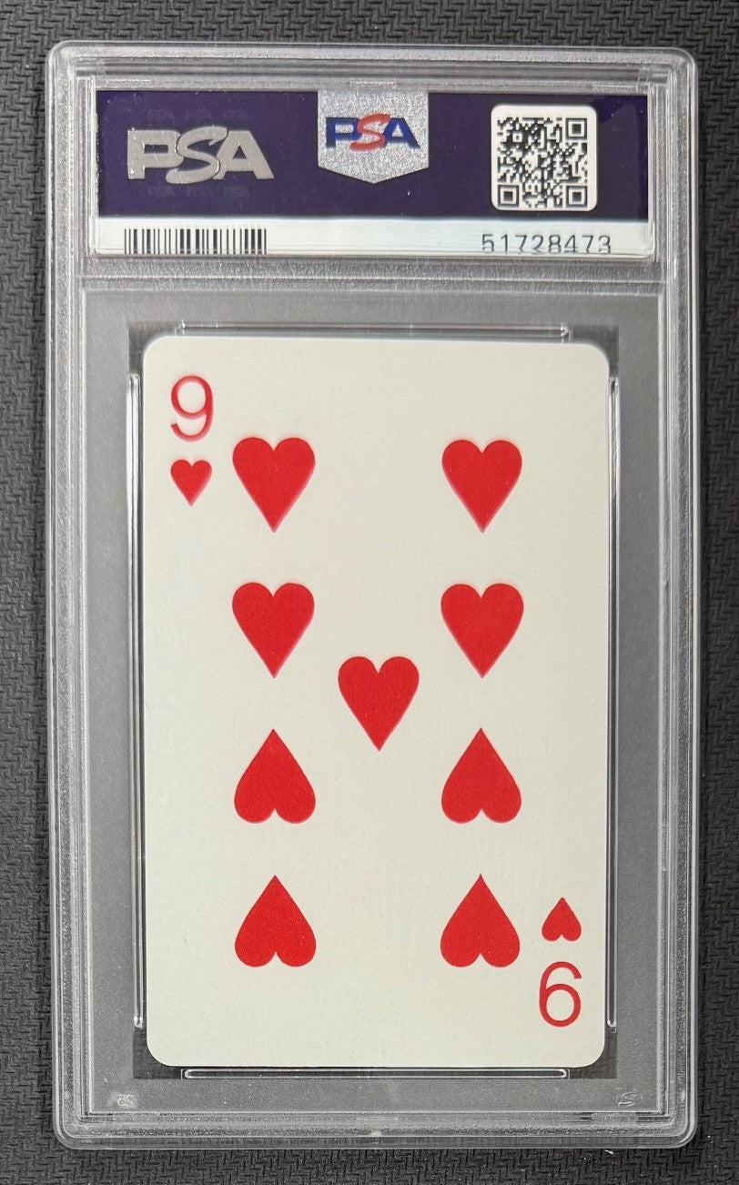 Babe Ruth 1978 Sports Deck 9 of Hearts Baseball Card Graded PSA 10 Cert # 51728473-Powers Sports Memorabilia