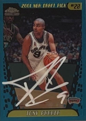 Tony Parker Autograph Signing-Powers Sports Memorabilia