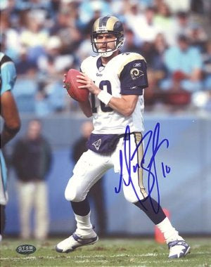 Marc Bulger Autographed St. Louis Rams 8x10 Photo-Powers Sports Memorabilia
