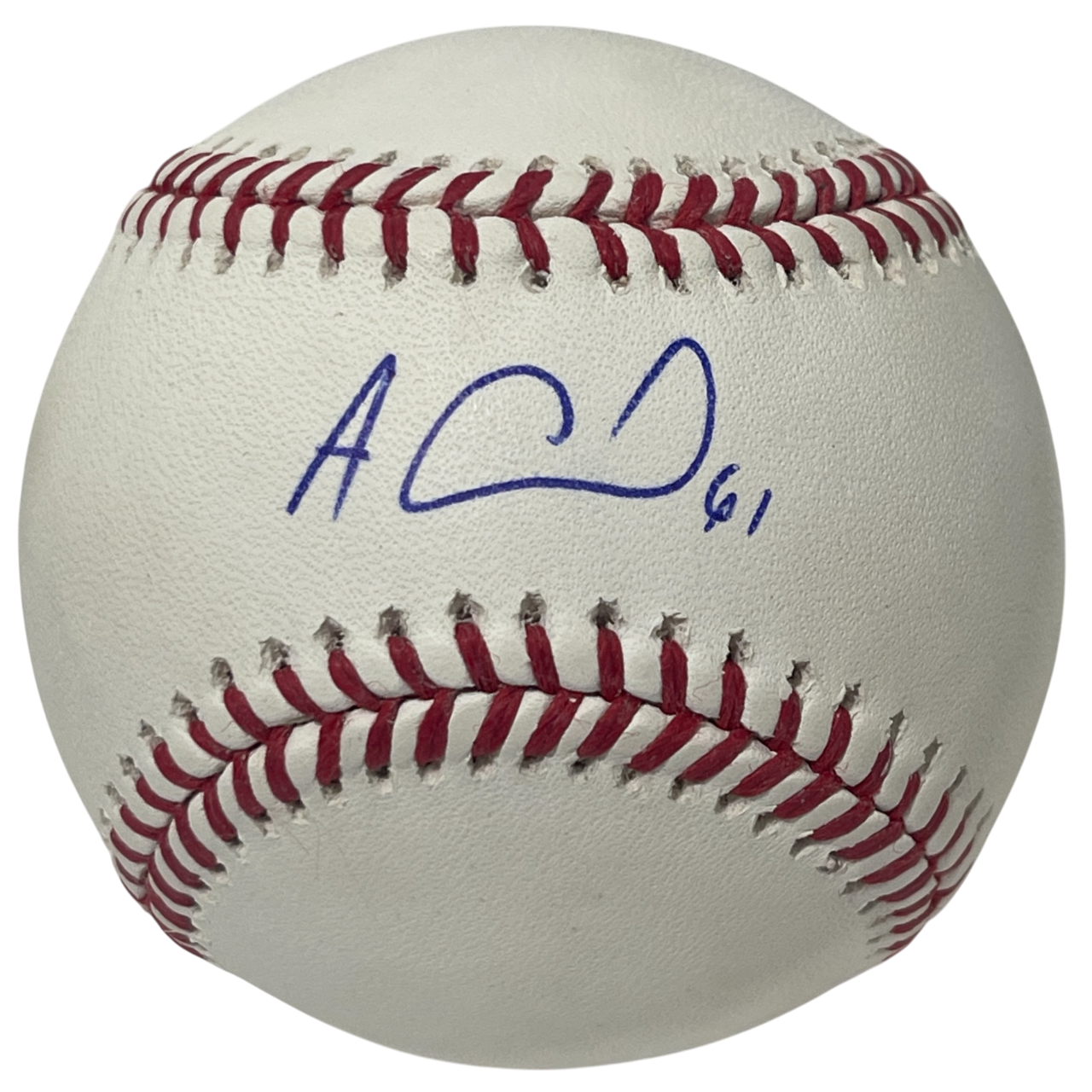 Adam Conley Signed ROMLB Baseball Miami Marlins LSCM Authenticated-Powers Sports Memorabilia