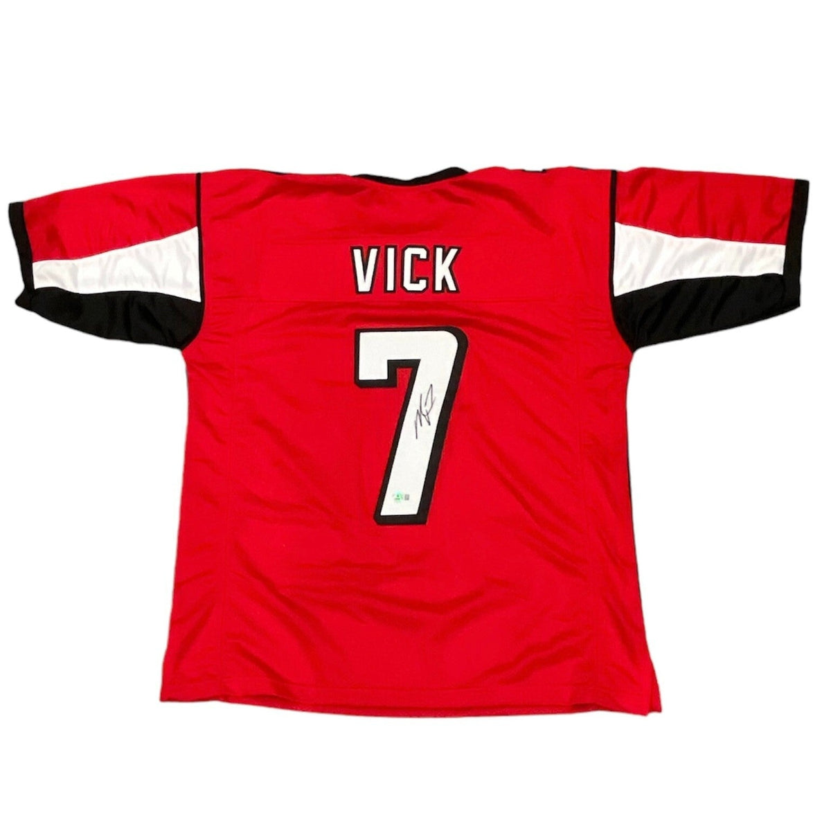 Michael Vick Signed Custom Jersey Beckett Witness Authenticated-Powers Sports Memorabilia
