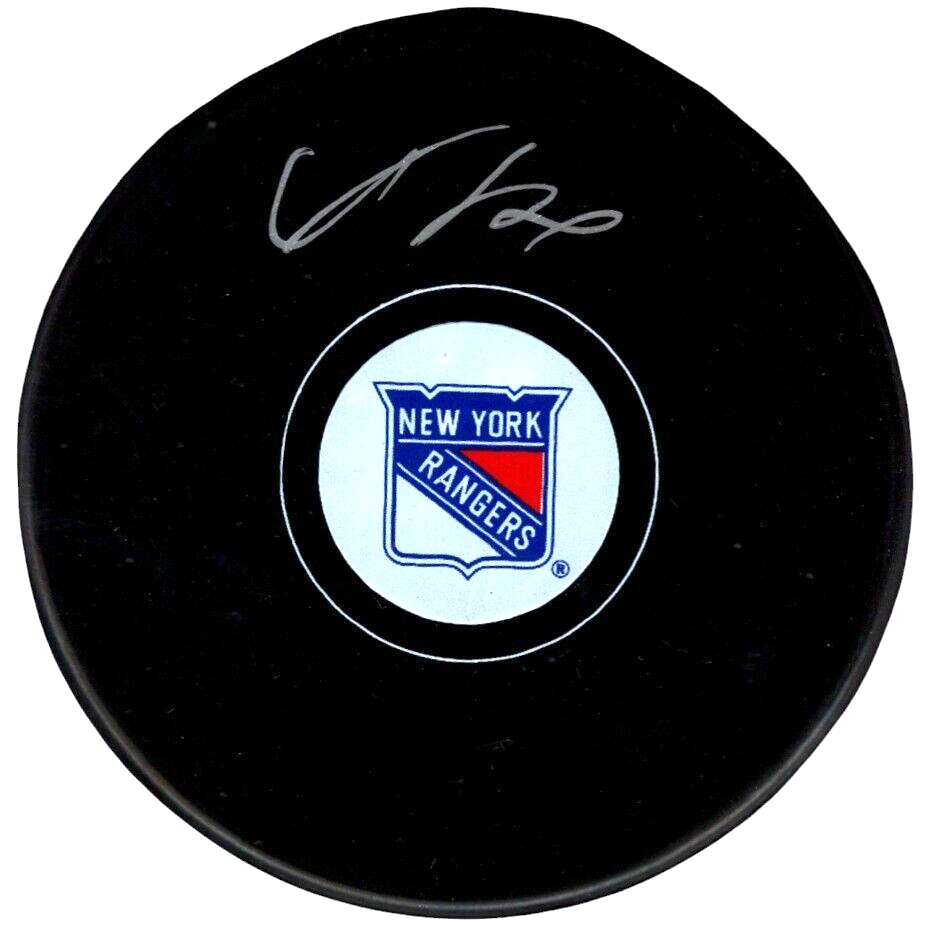 Adam Fox Signed Autographed New York Rangers Puck Fanatics HOLO COA-Powers Sports Memorabilia