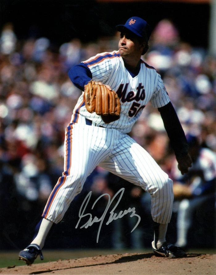 Sid Fernandez Signed New York Mets 8x10 Photo LSCM Authenticated #2-Powers Sports Memorabilia