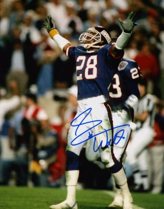 Everson Walls Signed New York Giants 8x10 Photo LSCM Authenticated #2-Powers Sports Memorabilia