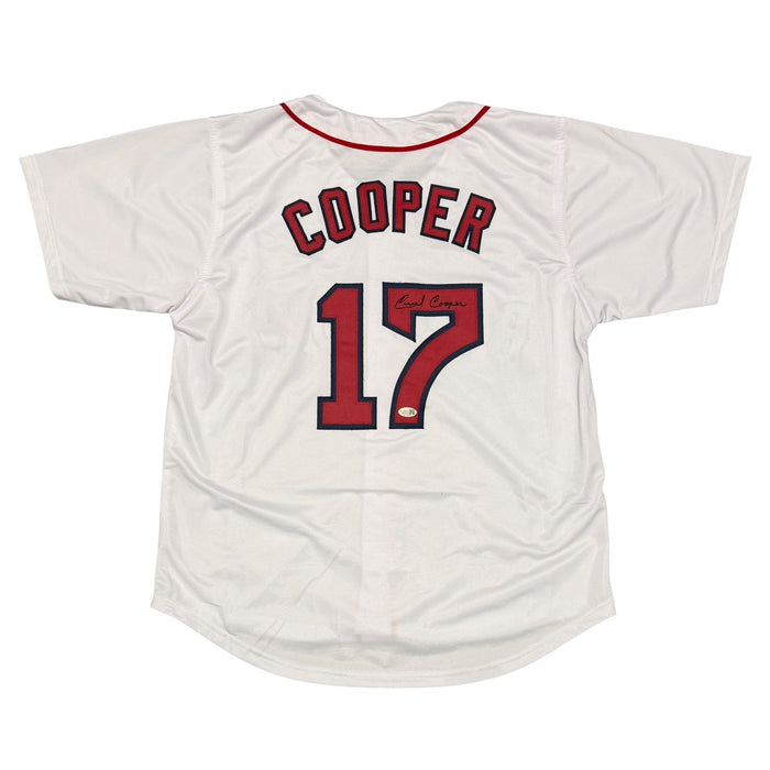 Cecil Cooper Signed Custom Jersey JSA Witness Authenticated-Powers Sports Memorabilia