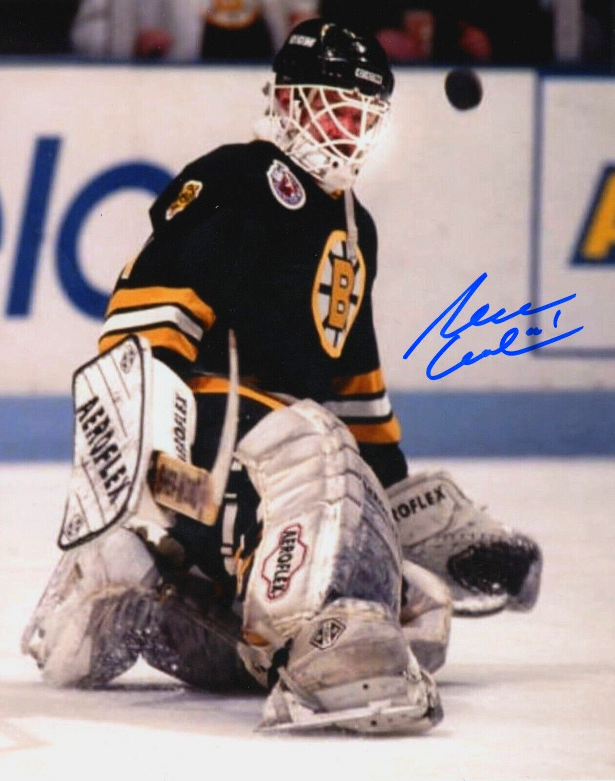 Rejean Lemelin Signed Autographed Boston Bruins 8x10 Photo LSCM COA #2-Powers Sports Memorabilia