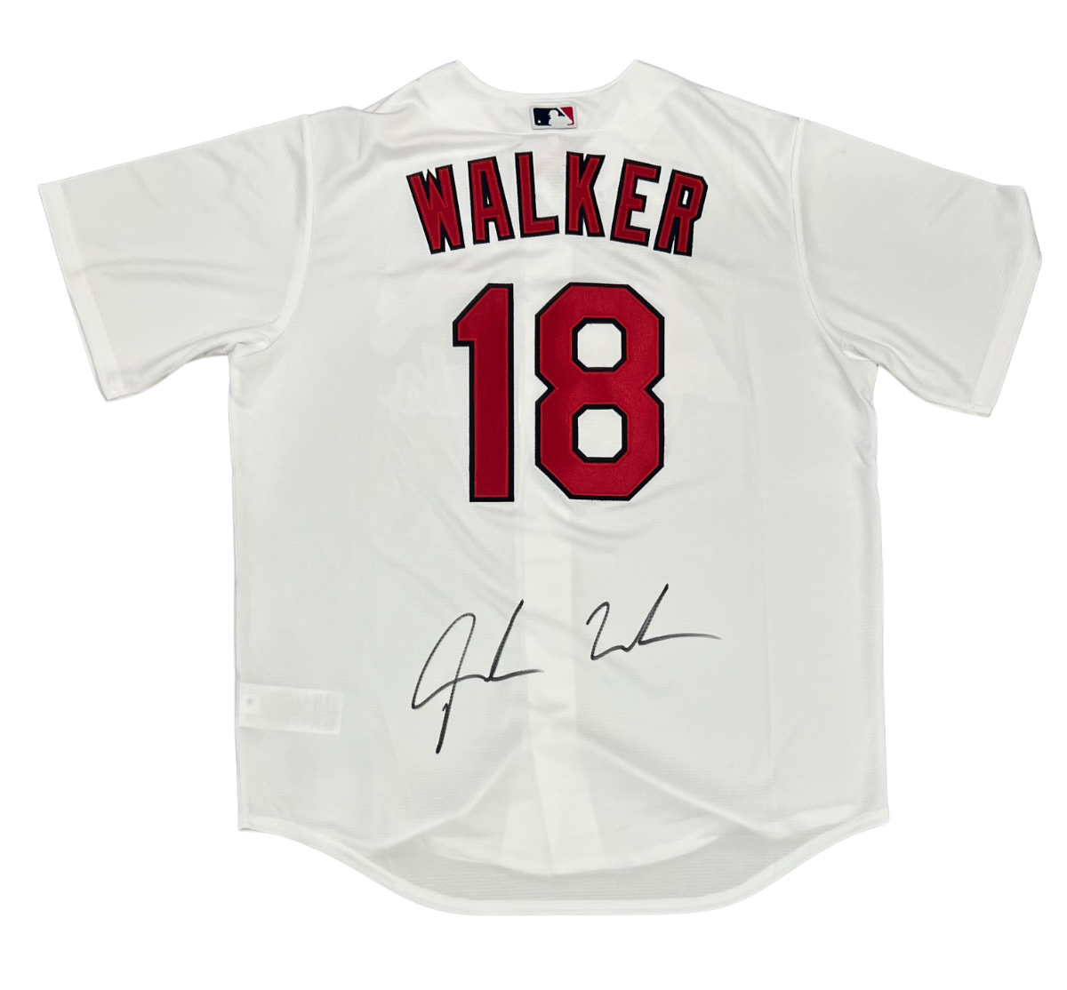 Jordan Walker Signed Auto STL Cardinals Official Nike Jersey Beckett Witness Authenticated-Powers Sports Memorabilia