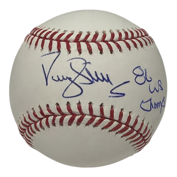 Darryl Strawberry Signed ROMLB Baseball w/ 86 WS Champs JSA Authenticated Mets-Powers Sports Memorabilia