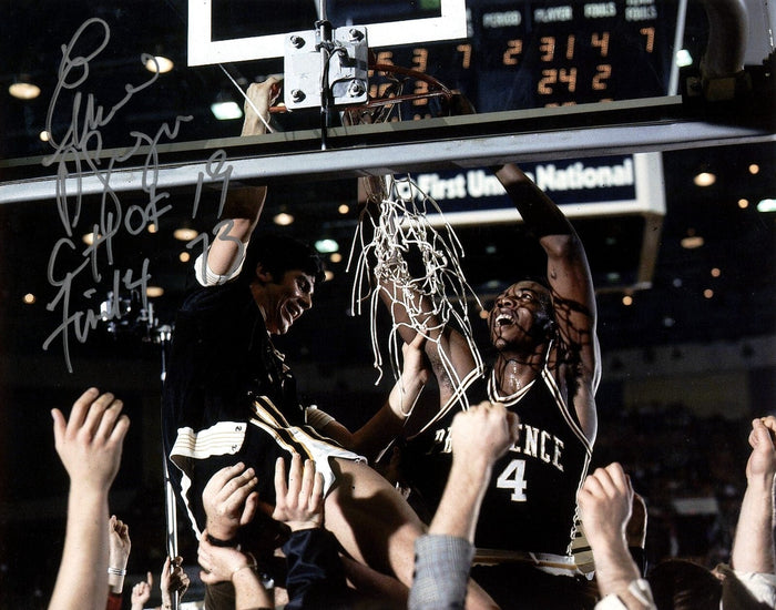 Ernie DiGregorio Signed Buffalo Braves 8x10 Photo CHOF 19 + Final 4 LSCM Authenticated #3-Powers Sports Memorabilia