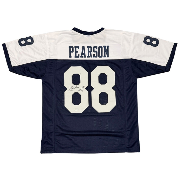 Drew Pearson Signed Custom TB Jersey w/ HOF 21 JSA Witness Authenticated-Powers Sports Memorabilia
