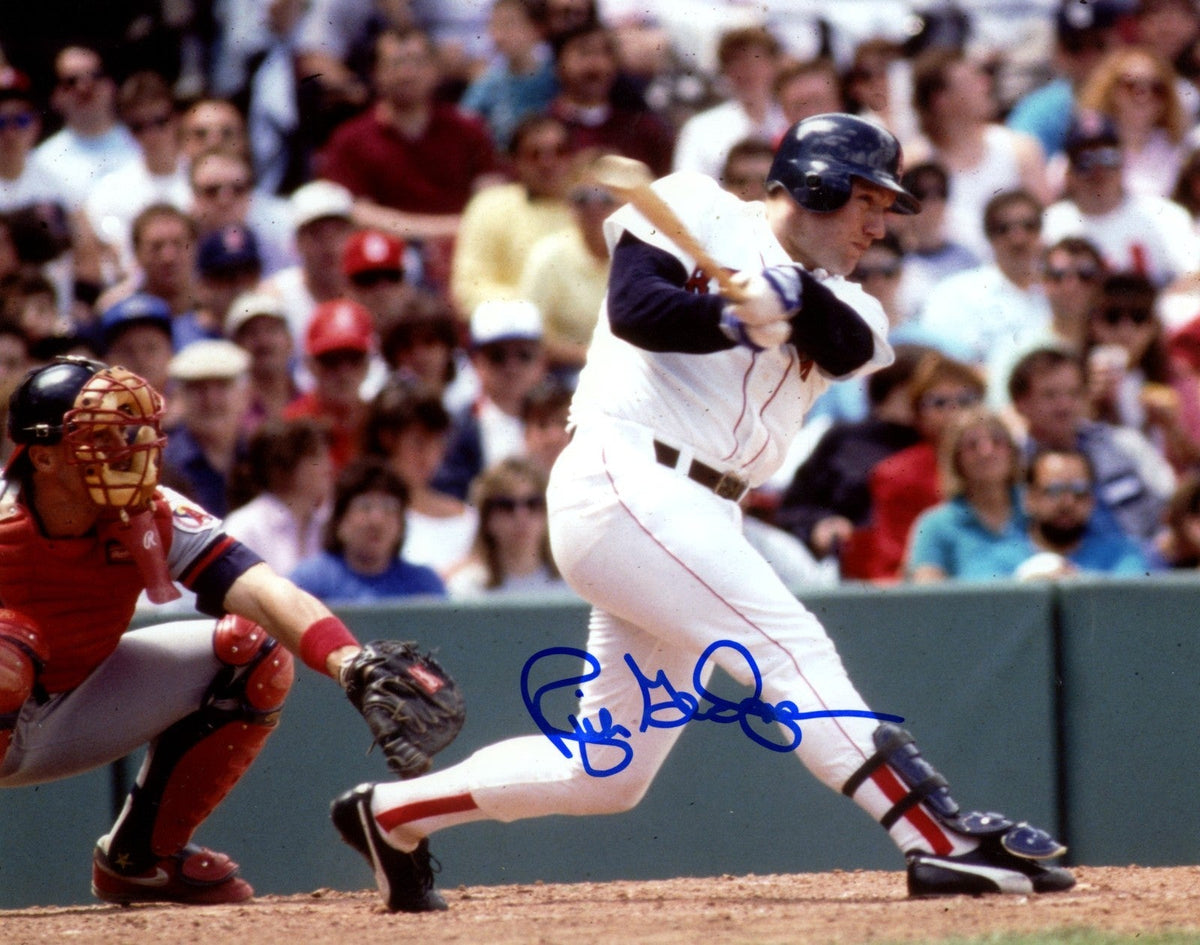 Rich Gedman Signed Boston Red Sox 8x10 LSCM Authenticated-Powers Sports Memorabilia