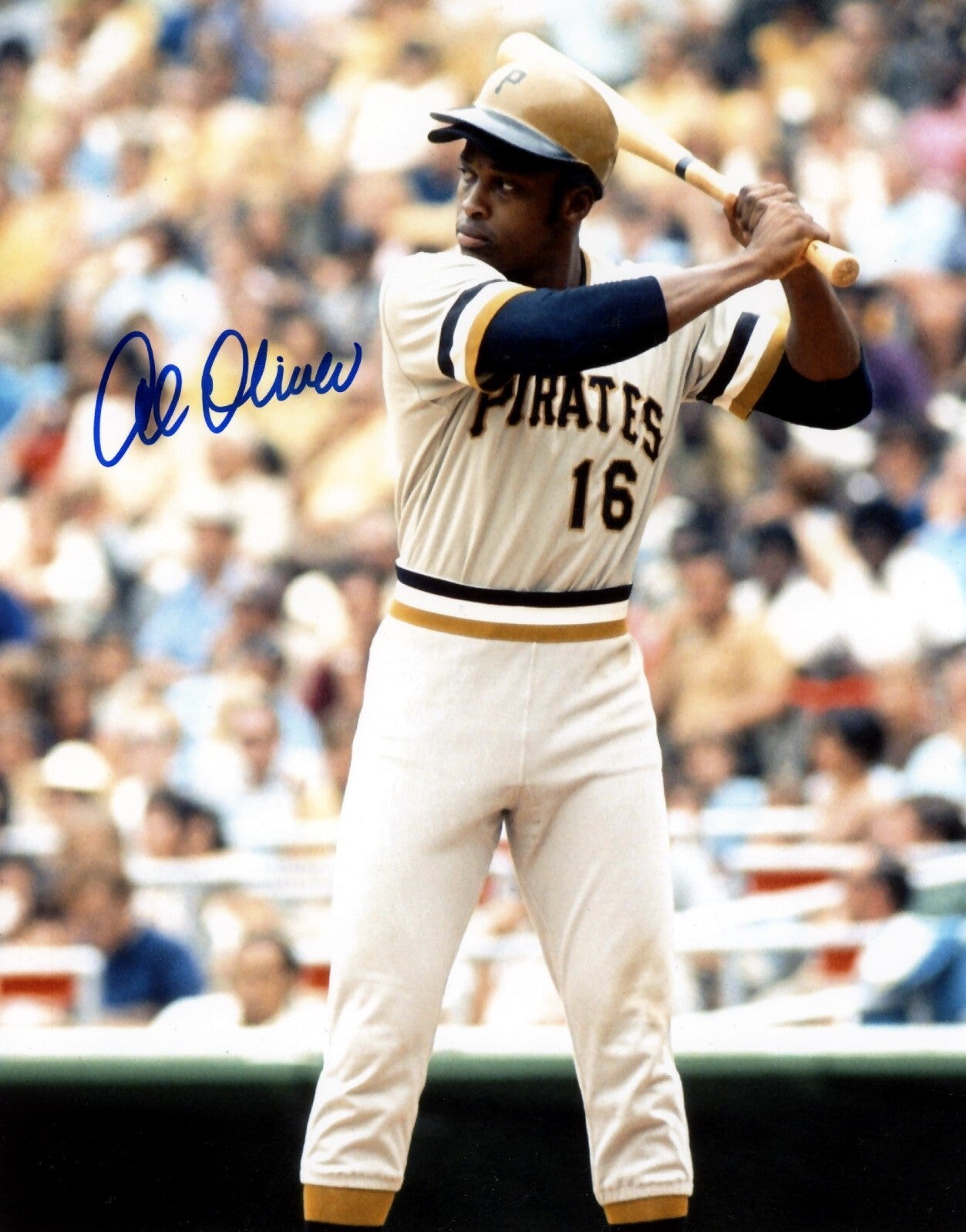 Al Oliver Signed Pittsburgh Pirates 8x10 Photo LSCM Authenticated #1-Powers Sports Memorabilia