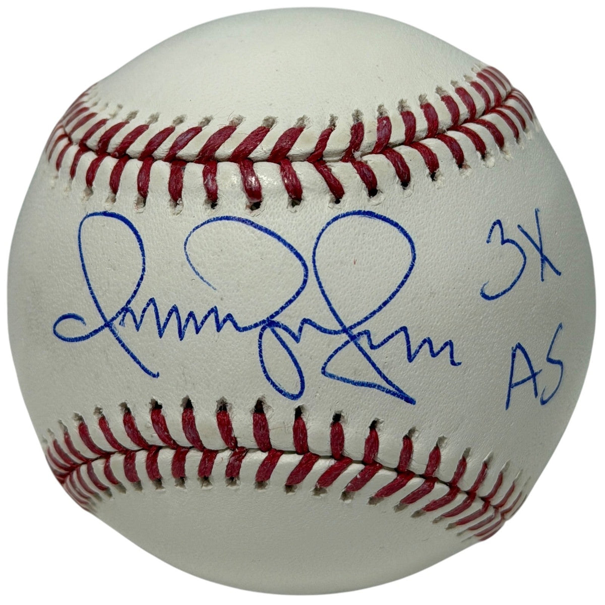 Omar Vizquel Signed ROMLB Baseball w/ 3x AS JSA Witness Authenticated-Powers Sports Memorabilia