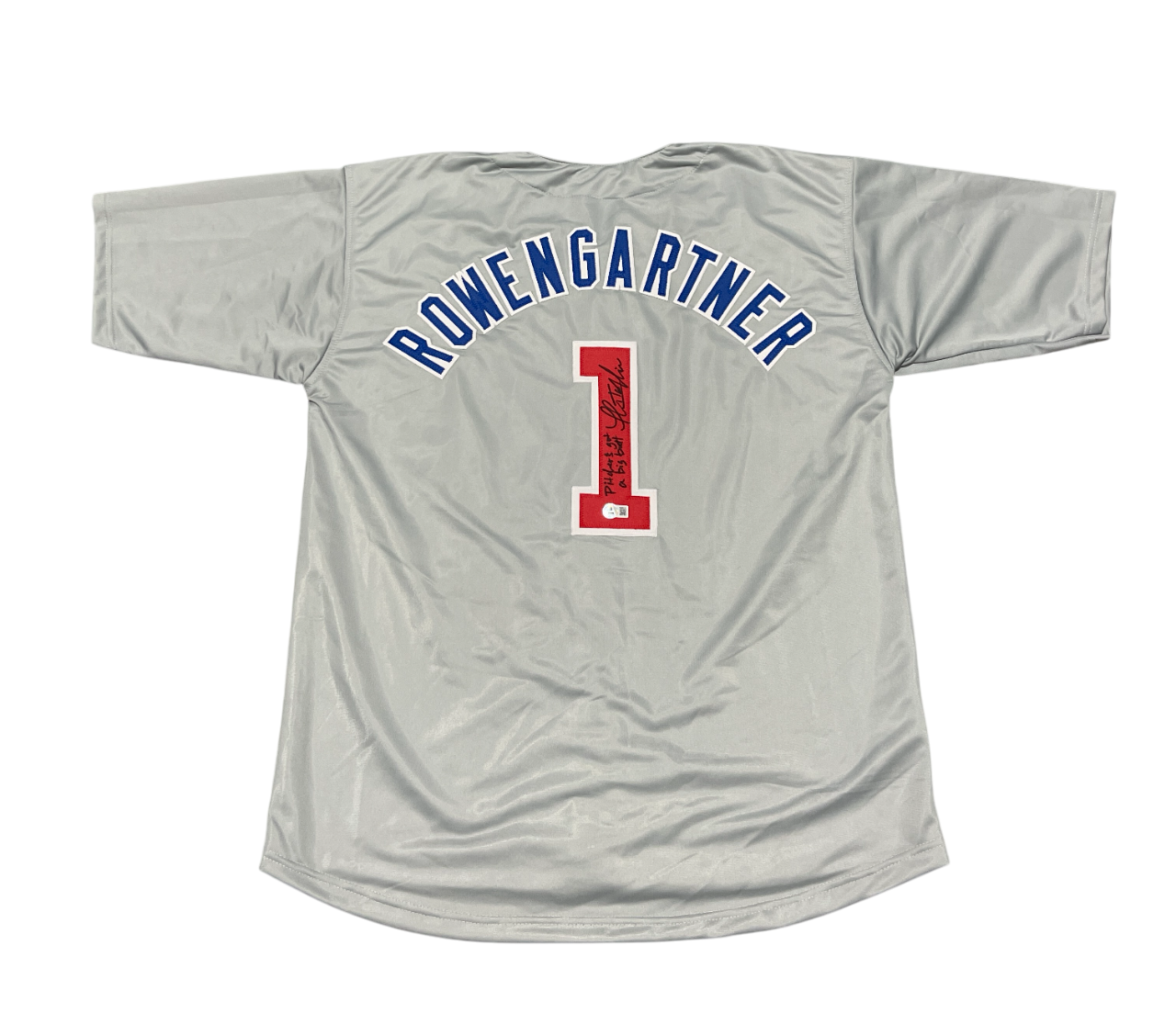Thomas Ian Nicholas Signed Custom Jersey w Ins Beckett Witness Authenticated Rowengartner-Powers Sports Memorabilia