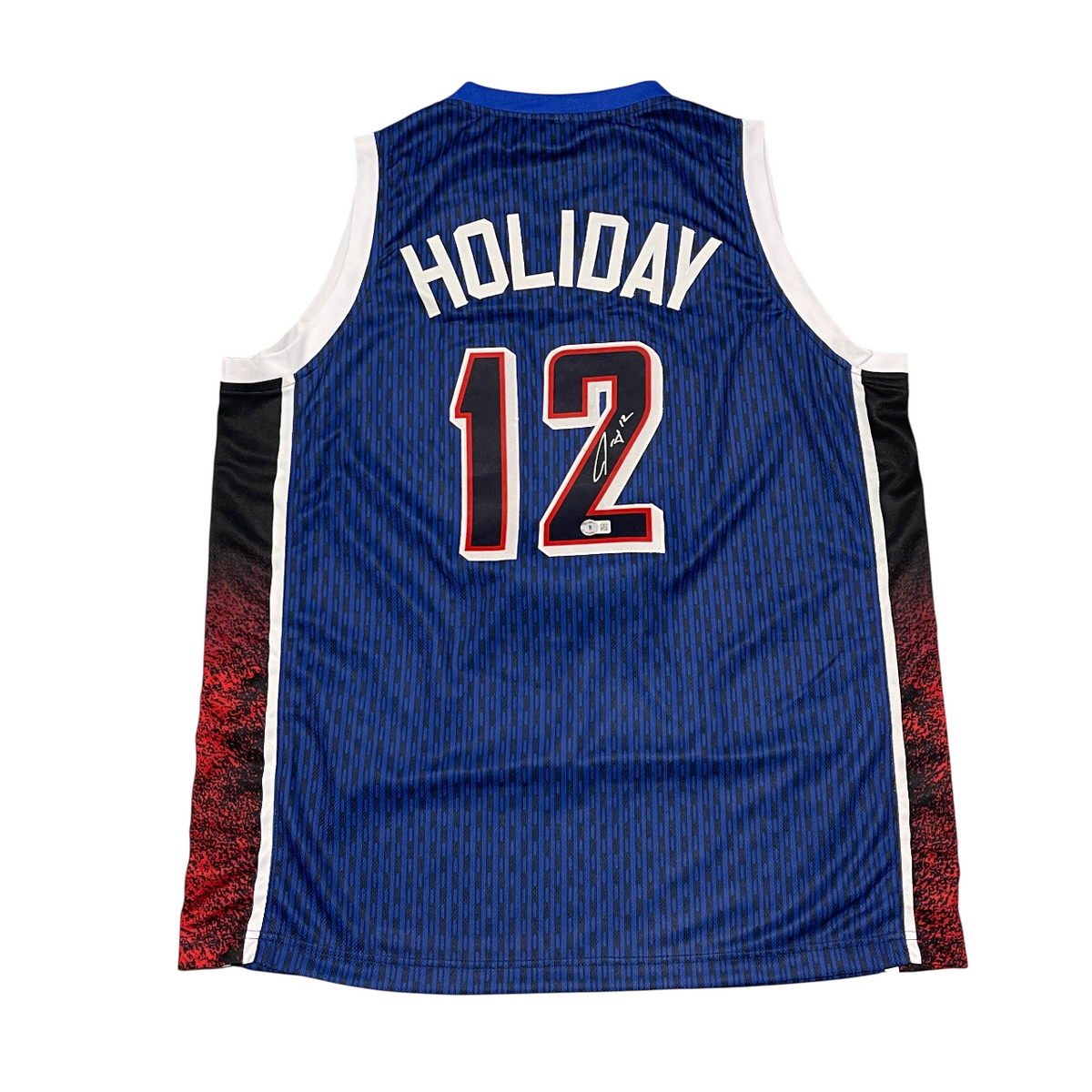 Jrue Holiday Signed USA Olympics Custom Jersey Beckett Witness Authenticated-Powers Sports Memorabilia
