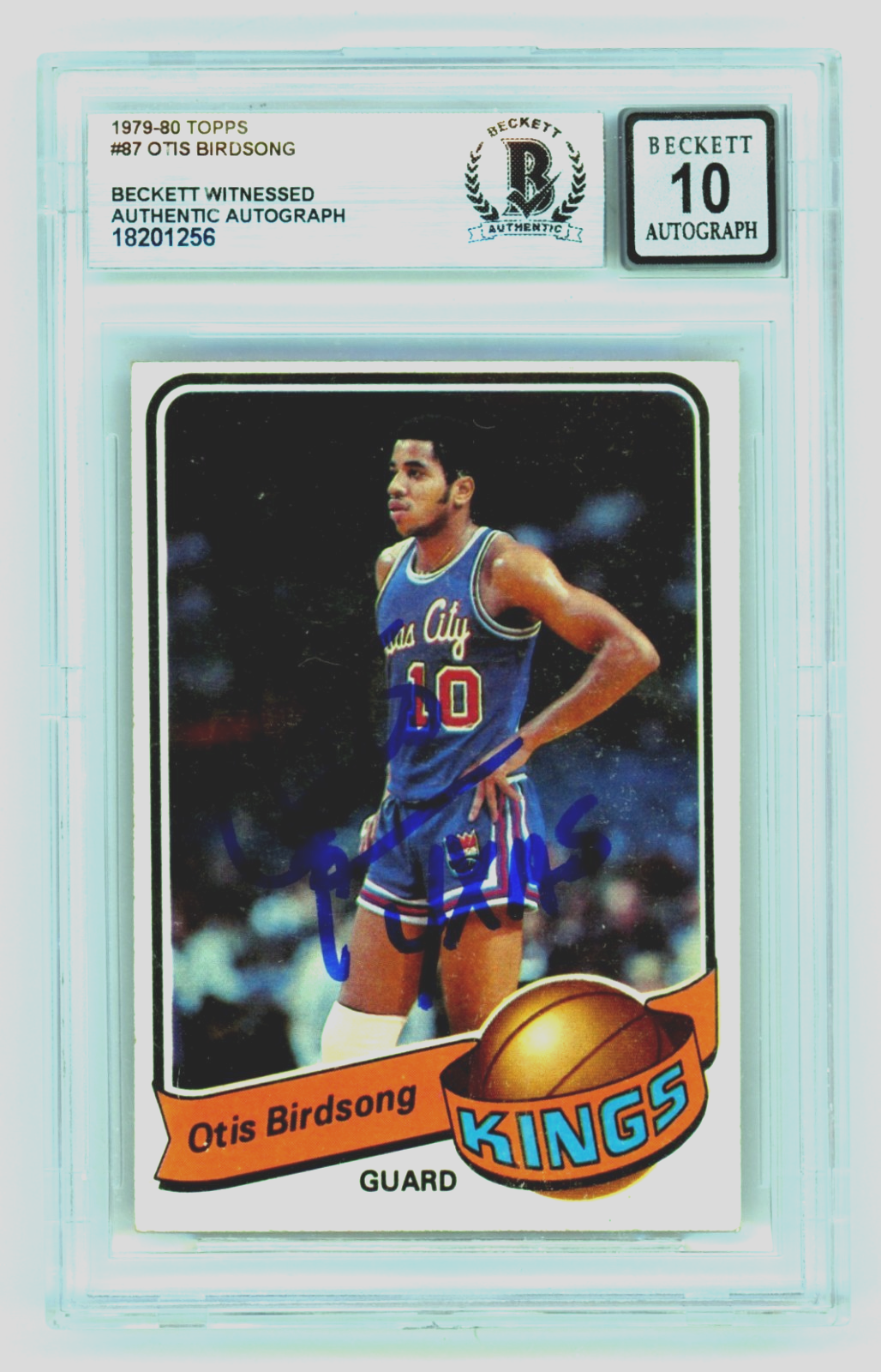 Otis Birdsong 1979-80 Topps #87 Signed Rookie RC w/ 4 AS Beckett BGS 10 Auto-Powers Sports Memorabilia
