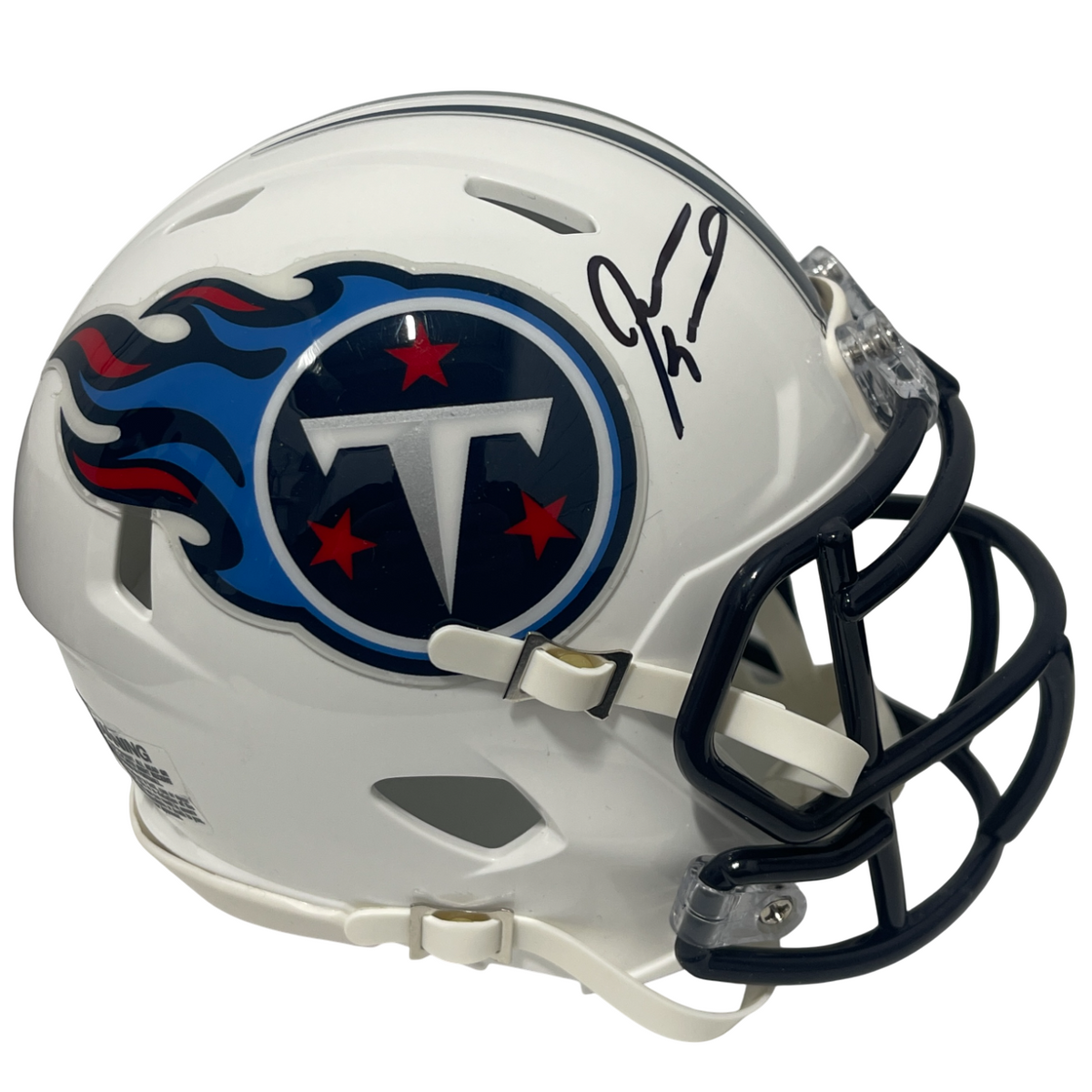 Jevon Kearse Signed Tennessee Titans TB Mini Helmet Beckett Witness BAS COA-Powers Sports Memorabilia