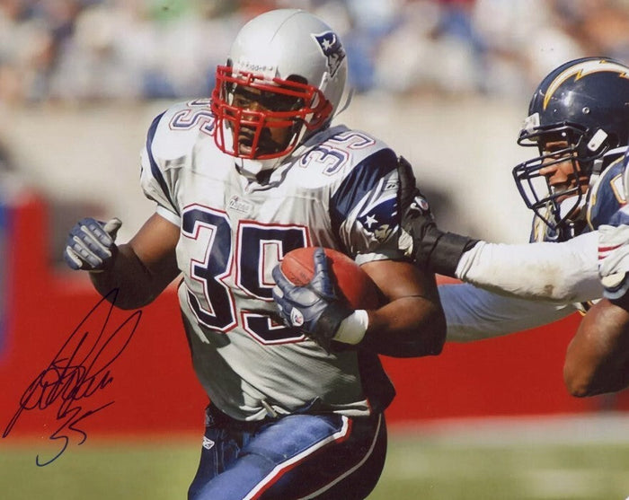 Patrick Pass Signed New England Patriots 8x10 Photo LSCM Authenticated #1-Powers Sports Memorabilia