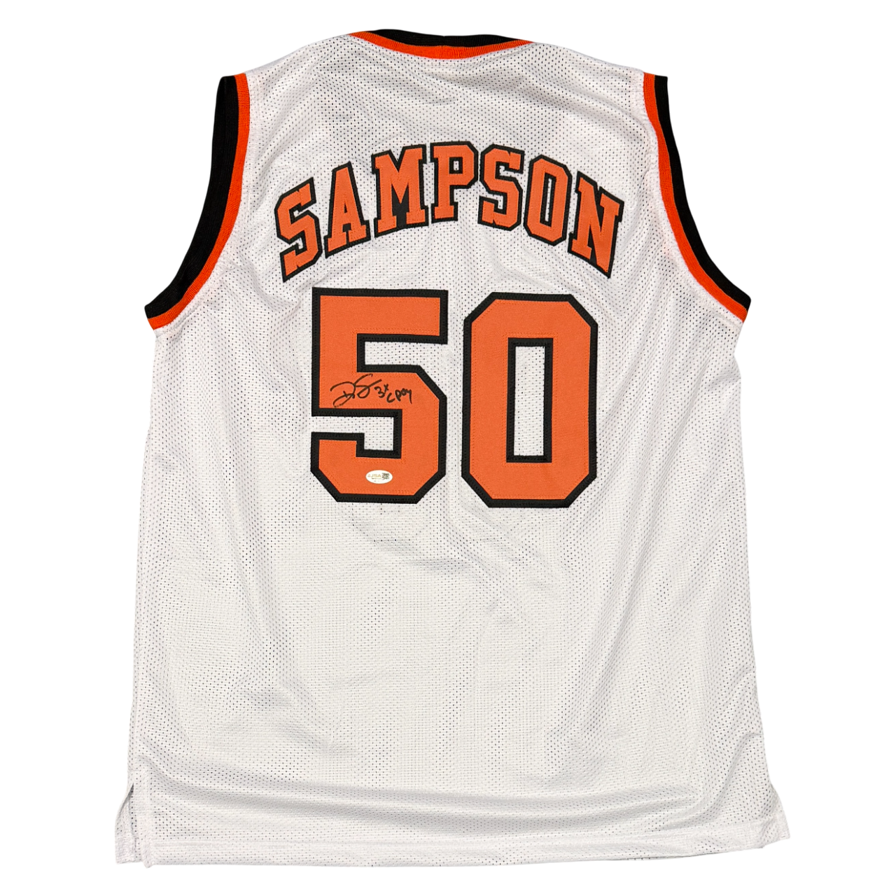 Ralph Sampson Signed Custom Jersey w/ 3x CPOY JSA Witness Authenticated-Powers Sports Memorabilia