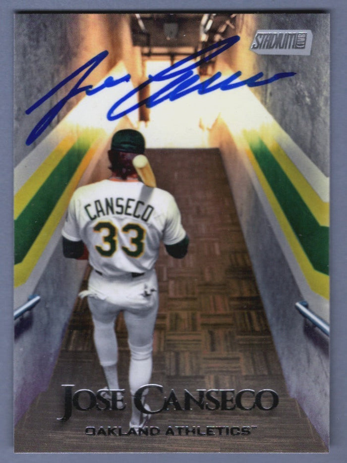 Jose Canseco Signed 2019 Topps Stadium Club #185 LSCM Authenticated Oakland Athletics-Powers Sports Memorabilia