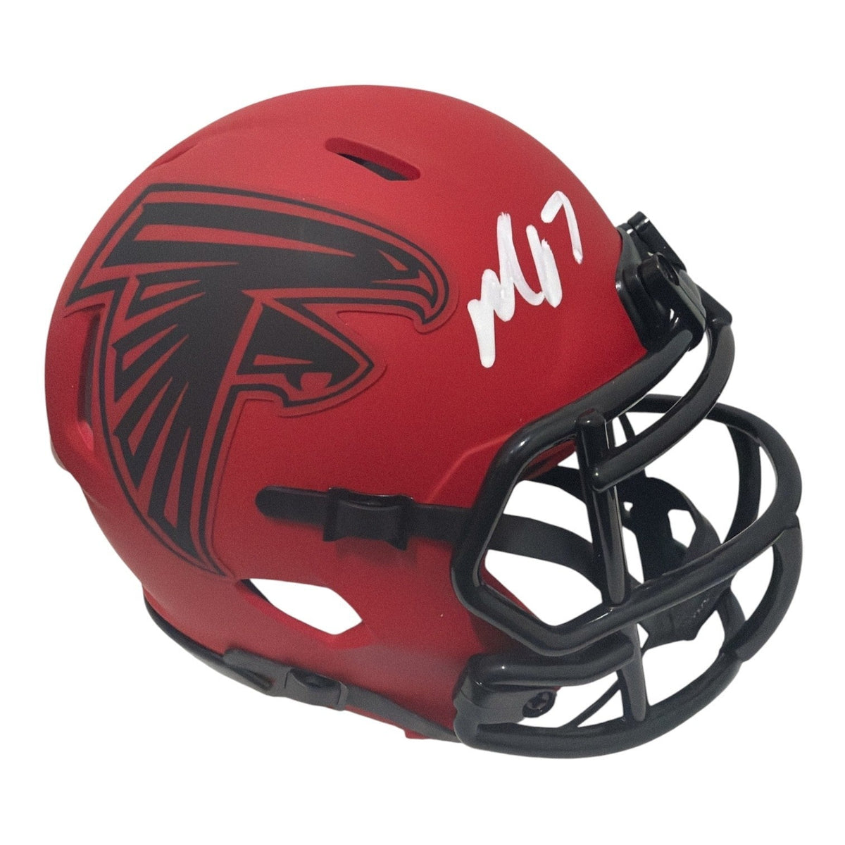 Michael Vick Signed Atlanta Falcons Rave Mini Helmet JSA Witness Authenticated-Powers Sports Memorabilia