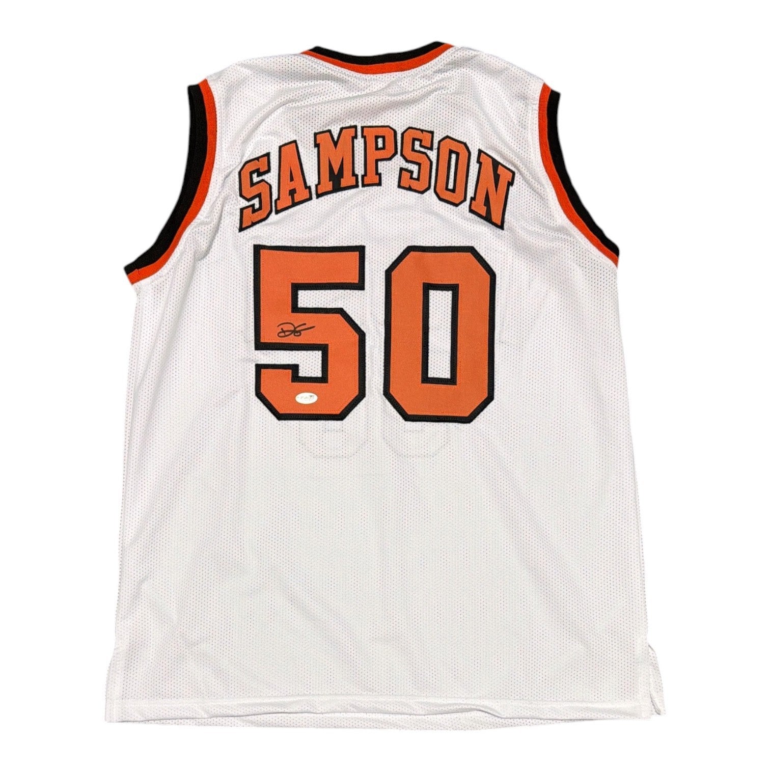 Ralph Sampson Signed Custom Jersey JSA Witness Authenticated-Powers Sports Memorabilia