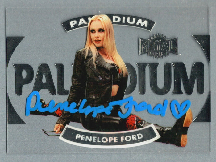 Penelope Ford Signed 2022 Skybox AEW Metal Universe Palladium Auto LSCM Authenticated-Powers Sports Memorabilia