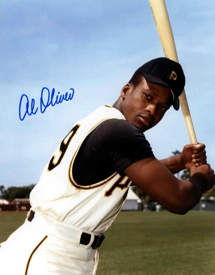 Al Oliver Signed Pittsburgh Pirates 8x10 Photo LSCM Authenticated #2-Powers Sports Memorabilia