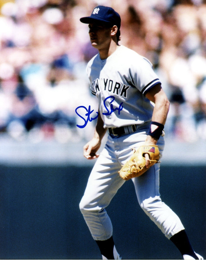 Steve Sax Signed New York Yankees 8x10 Photo LSCM Authenticated-Powers Sports Memorabilia