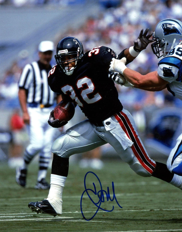Jamal Anderson Signed Atlanta Falcons 8x10 Photo LSCM Authenticated #1-Powers Sports Memorabilia