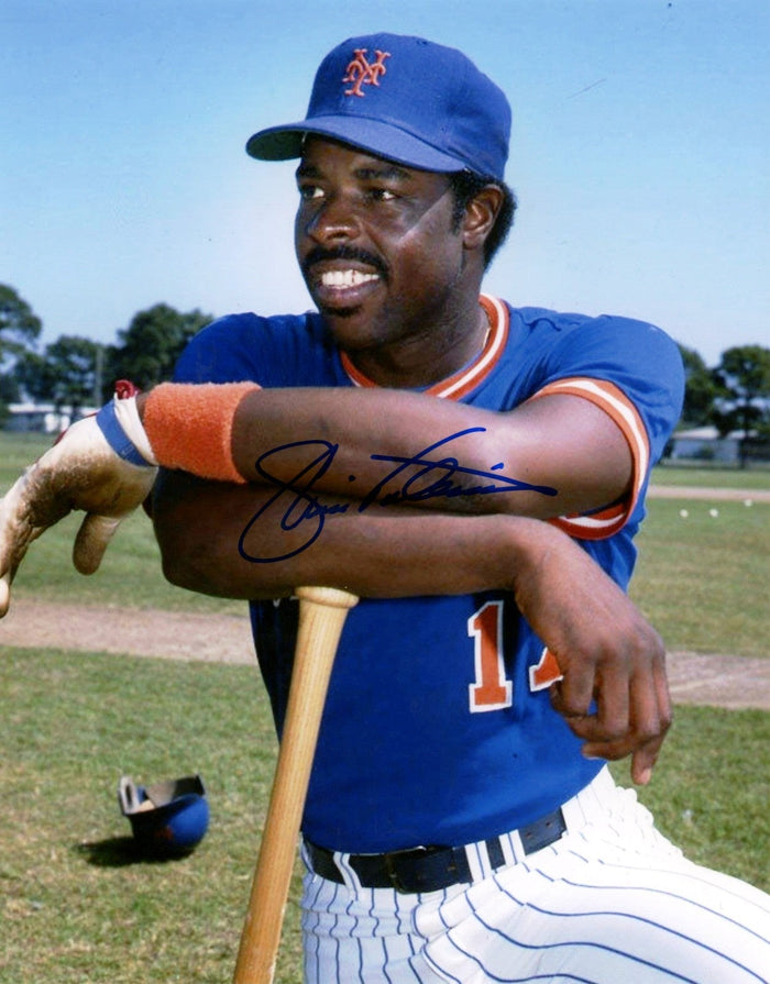 Ellis Valentine Signed New York Mets 8x10 Photo LSCM Authenticated-Powers Sports Memorabilia