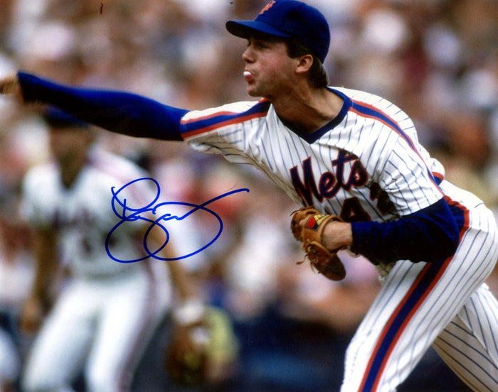Roger McDowell Signed New York Mets 8x10 Photo LSCM Authenticated #1-Powers Sports Memorabilia