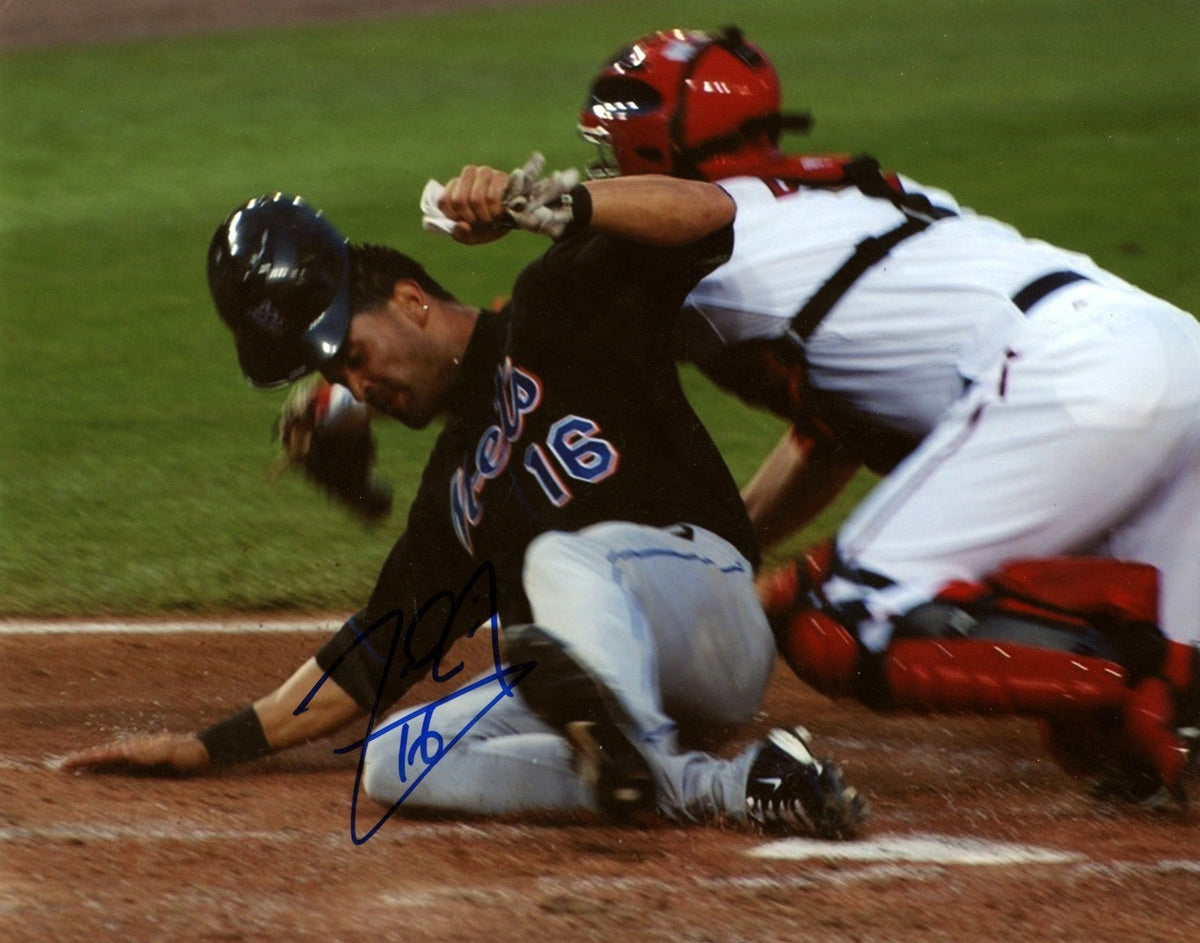Angel Pagan Signed New York Mets 8x10 Photo LSCM Authenticated-Powers Sports Memorabilia