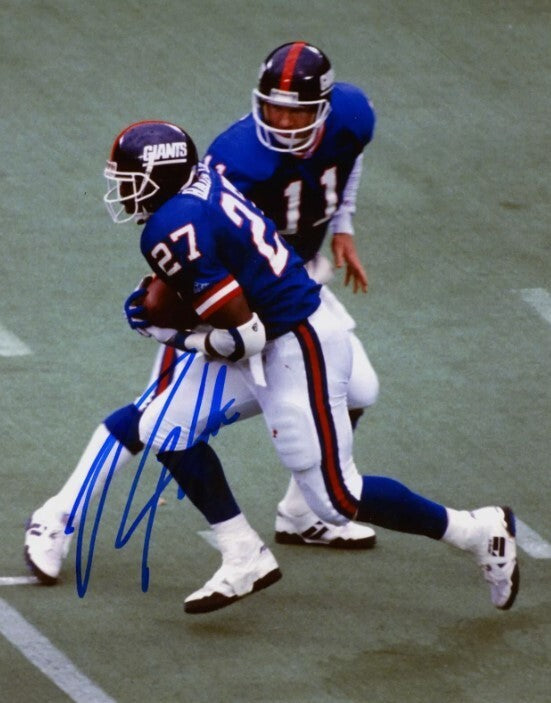 Rodney Hampton Signed Autographed New York Giants 8x10 Photo LSCM COA #2-Powers Sports Memorabilia