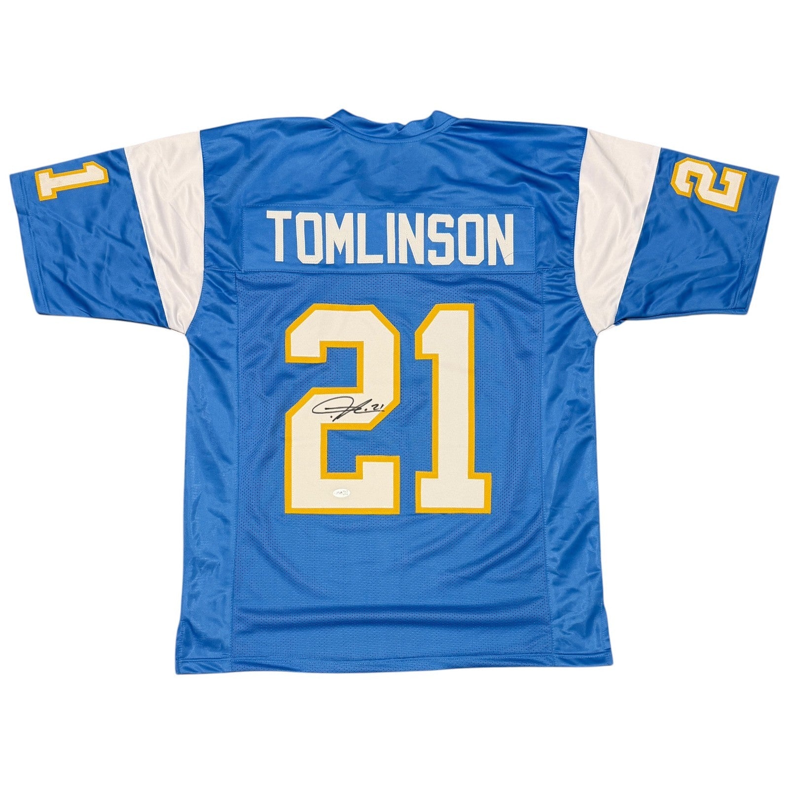 LaDainian Tomlinson Signed Custom Jersey JSA Authenticated-Powers Sports Memorabilia