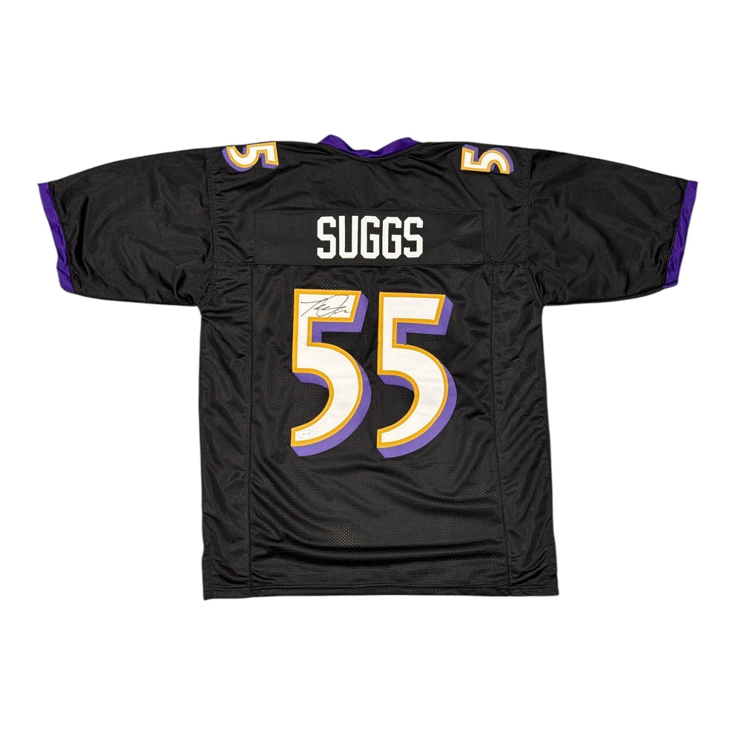 Terrell Suggs Signed Custom Jersey JSA Witness Authenticated-Powers Sports Memorabilia