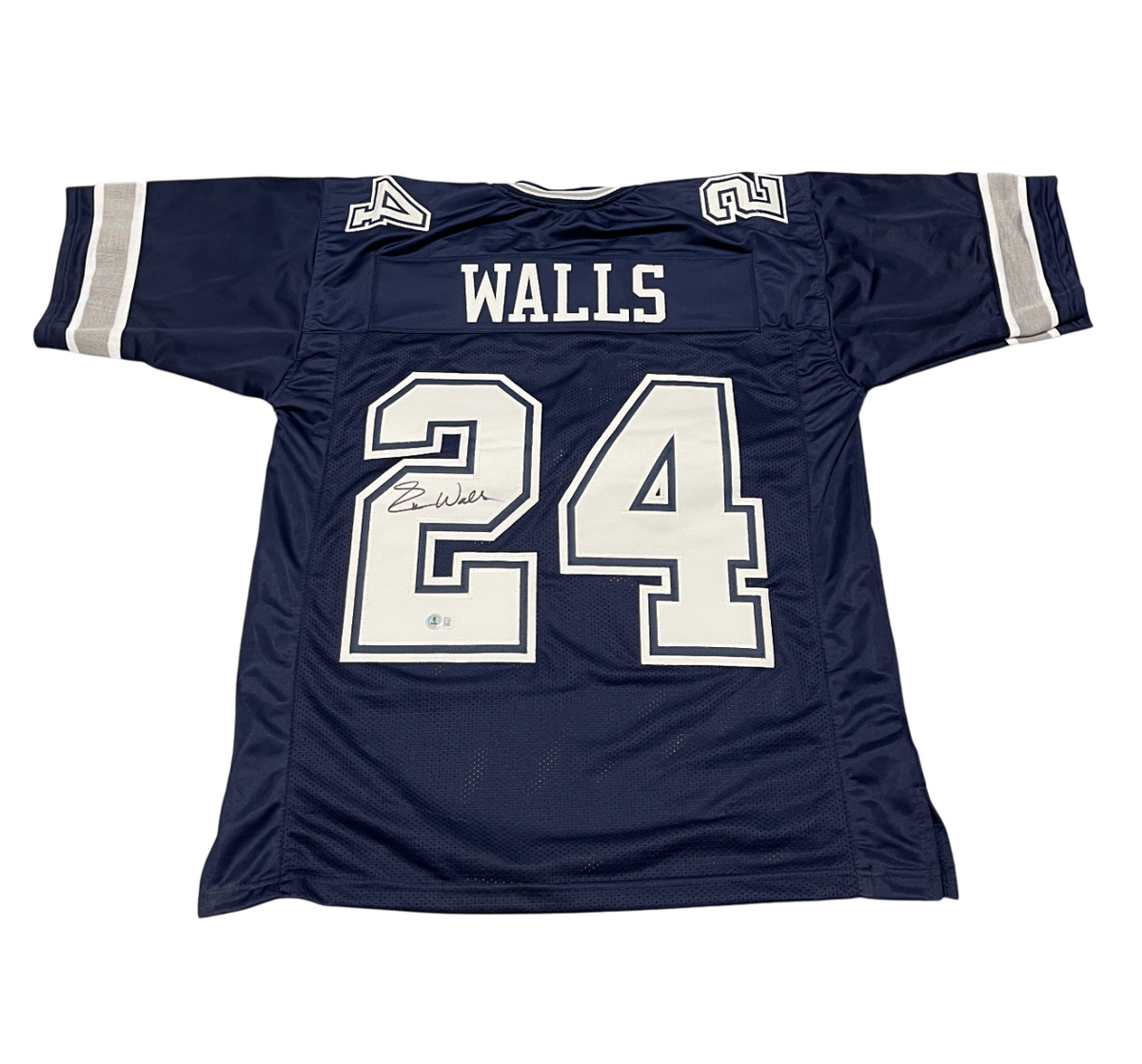 Everson Walls Signed Custom Jersey Beckett Witness Authenticated-Powers Sports Memorabilia