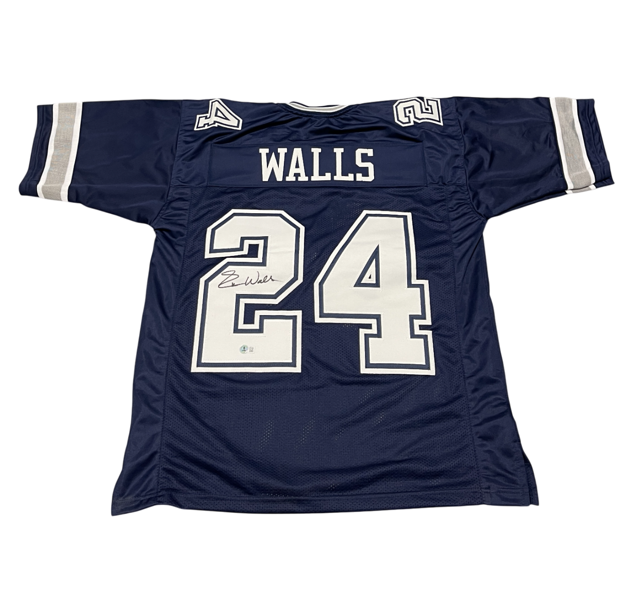 Everson Walls Signed Custom Jersey Beckett Witness Authenticated-Powers Sports Memorabilia