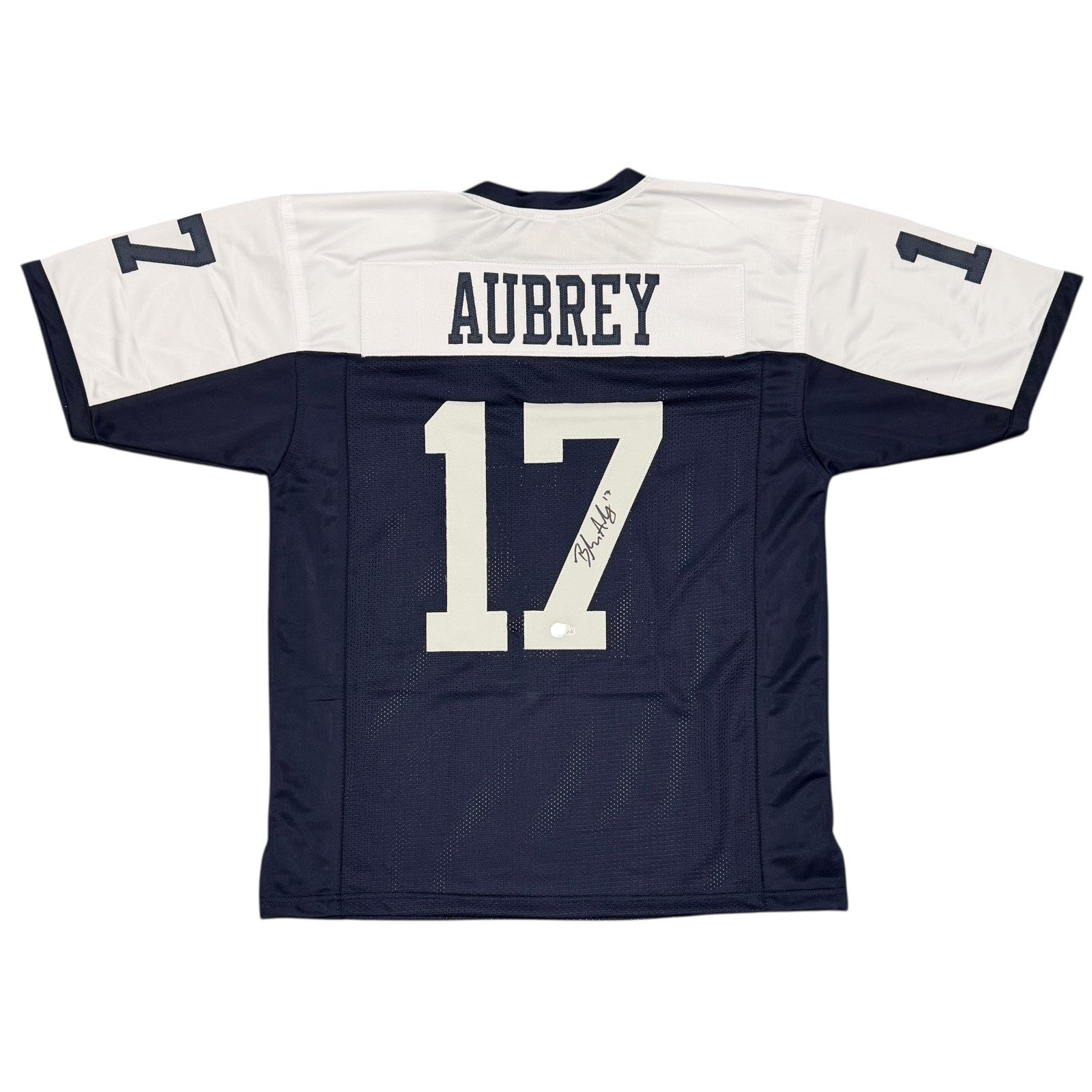 Brandon Aubrey Signed Custom TB Jersey Beckett Witness Authenticated-Powers Sports Memorabilia