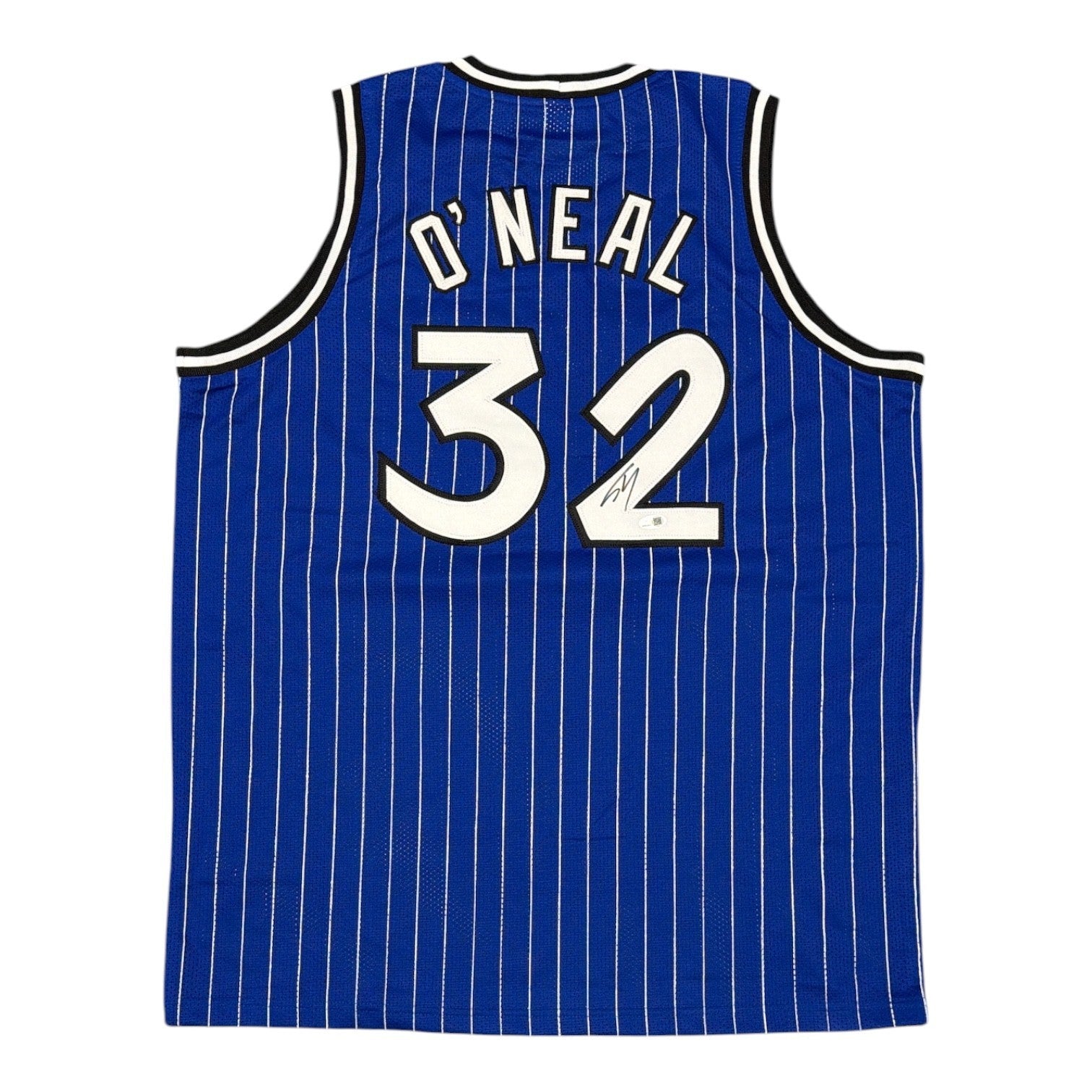 Shaquille O'Neal Signed Custom Jersey JSA Witness Authenticated Shaq - Blue Jersey-Powers Sports Memorabilia