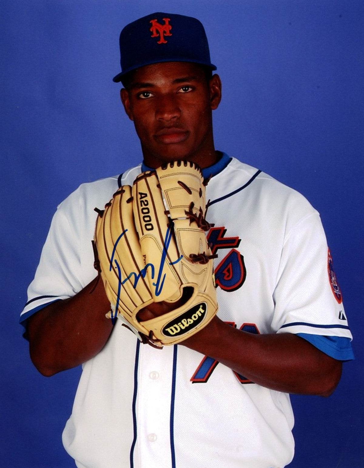 Jenrry Mejia Signed Autographed New York Mets 8x10 Photo LSCM COA #4-Powers Sports Memorabilia