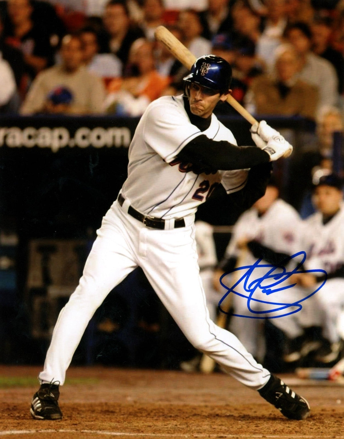 Shawn Green Signed New York Mets 8x10 Photo LSCM Authenticated-Powers Sports Memorabilia