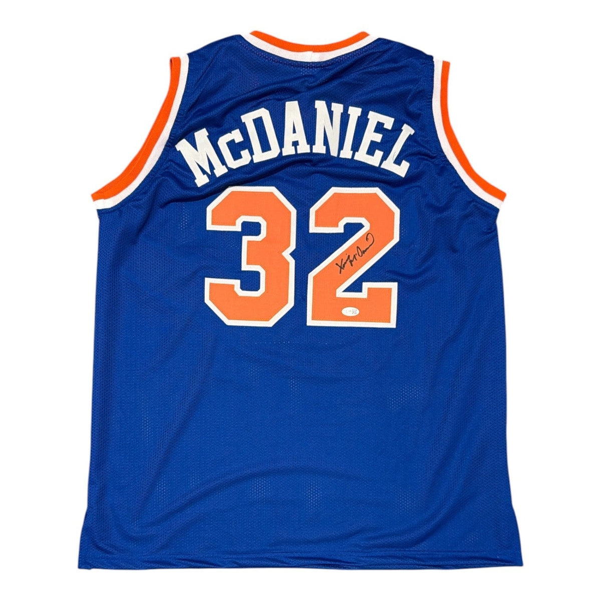 Xavier McDaniel Signed Custom Jersey JSA Witness Authenticated-Powers Sports Memorabilia